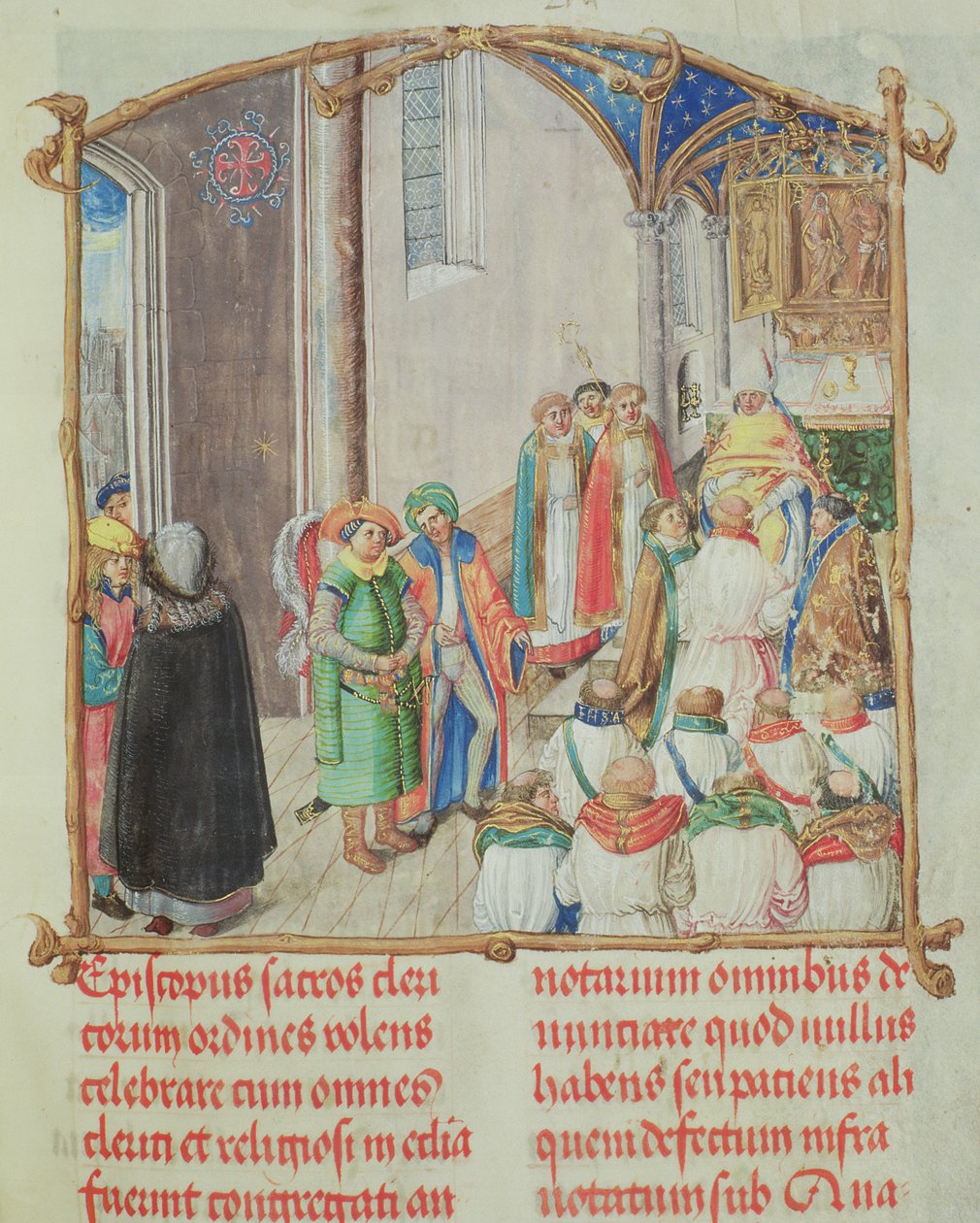 Ordination into the Priesthood from the Pontifical of Bishop Erasmus Ciolek, c.1510 by Polish School
