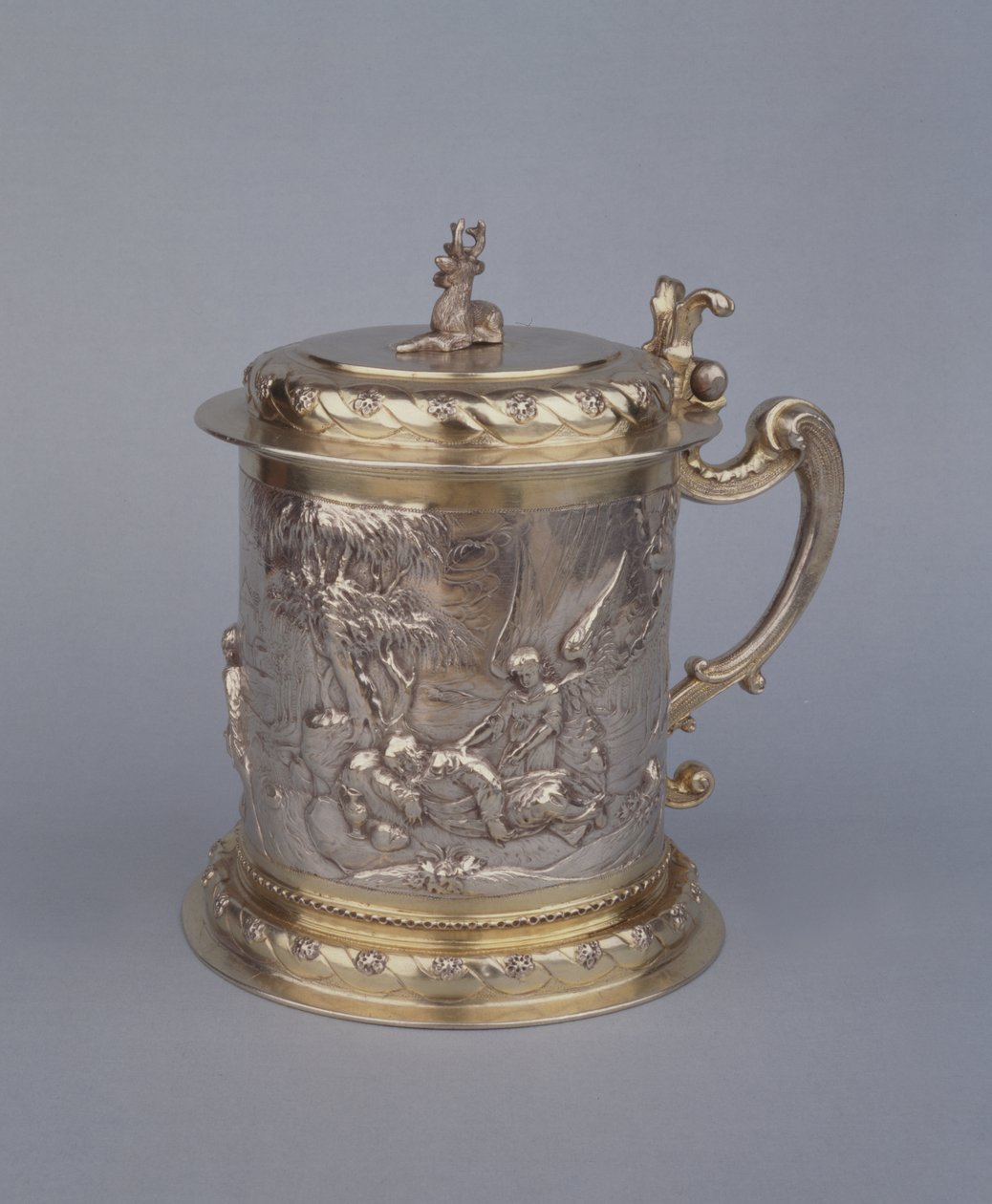 Tankard with scenes from the life of the Prophet Elijah by Polish School
