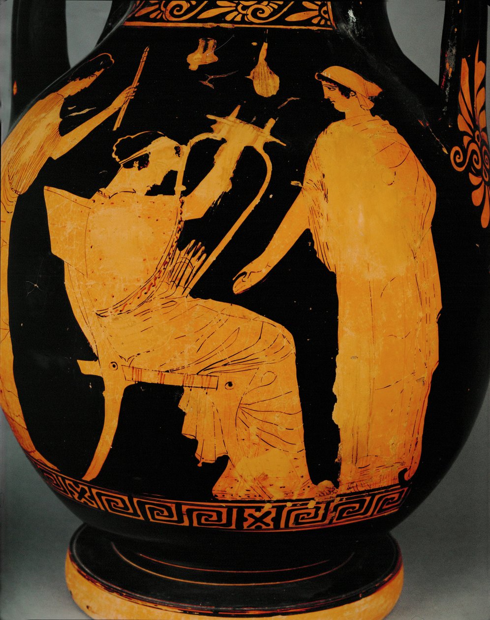 Two Women, One Playing the Lyre by Polygnotos Polygnotos