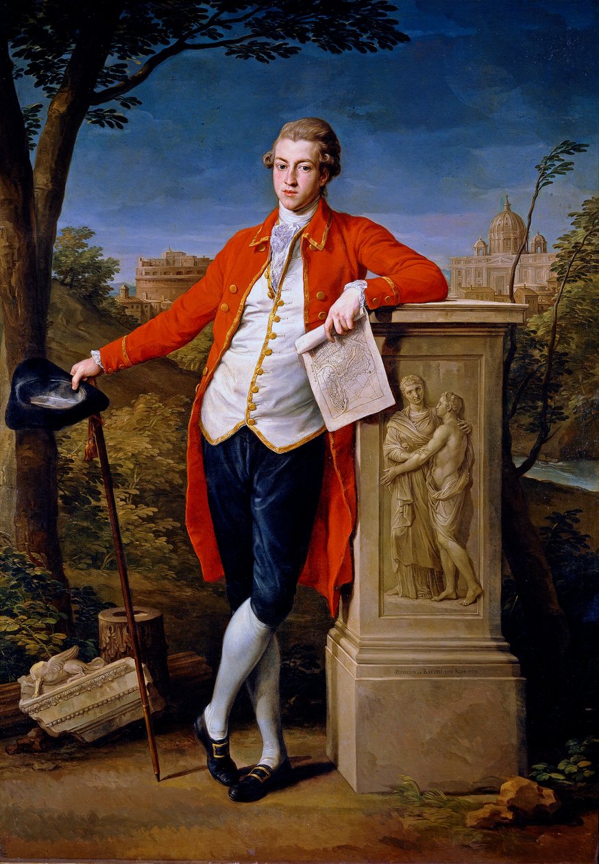 Portrait of Francis Basset, 1st Baron de Dunstanville and Basset (1757-1835) by Pompeo Batoni