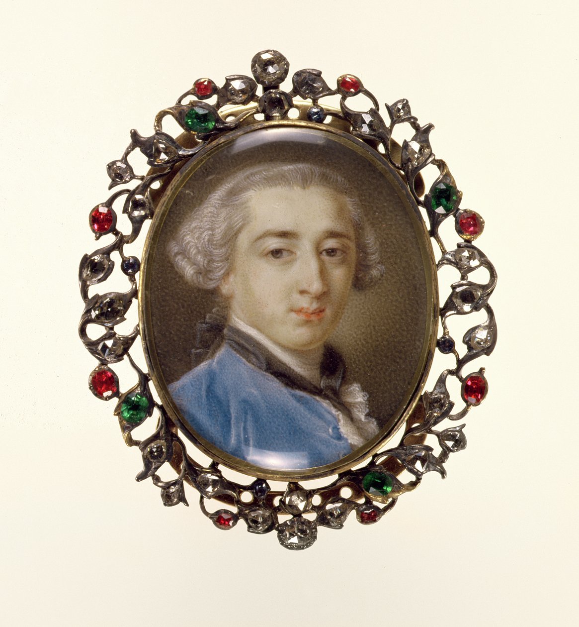 Portrait Miniature of Richard Milles by Pompeo Girolamo Batoni