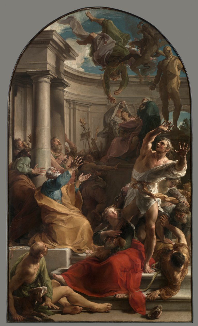 The Fall of Simon Magus, c. 1745-1750 by Pompeo Batoni