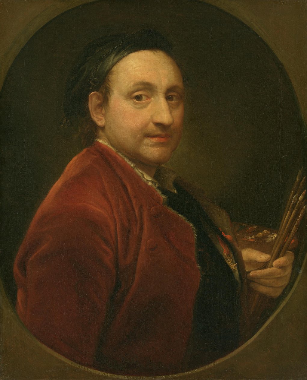 Self-Portrait by Pompeo Girolamo Batoni