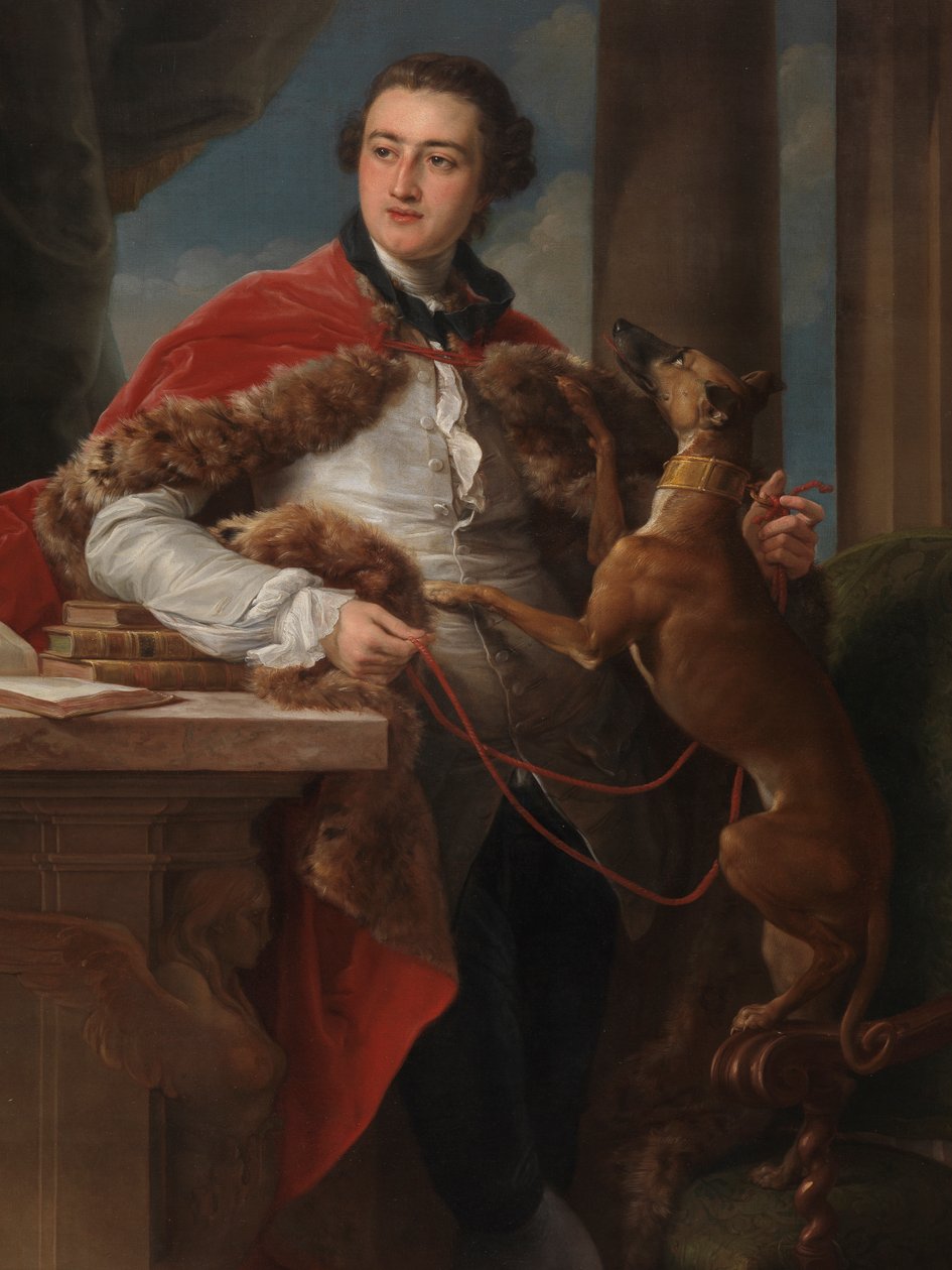 The 7th Earl of Northampton by Pompeo Girolamo Batoni