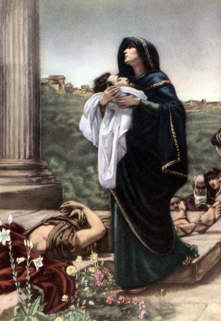 Set of Biblical Educational Postcards in the 50