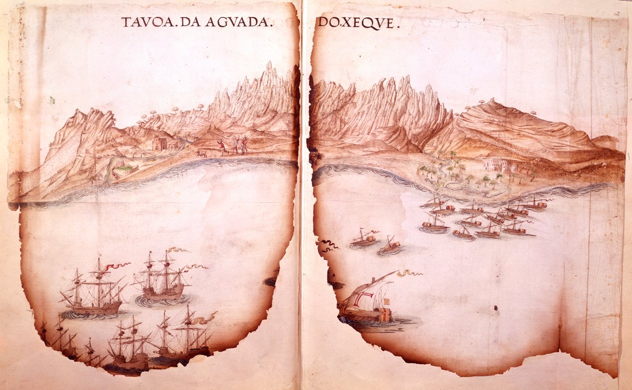 View of Aguada by Portuguese School