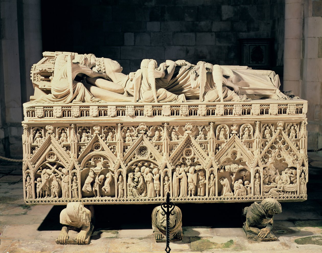 The Tomb of Ines de Castro (d.1355) by Portuguese School