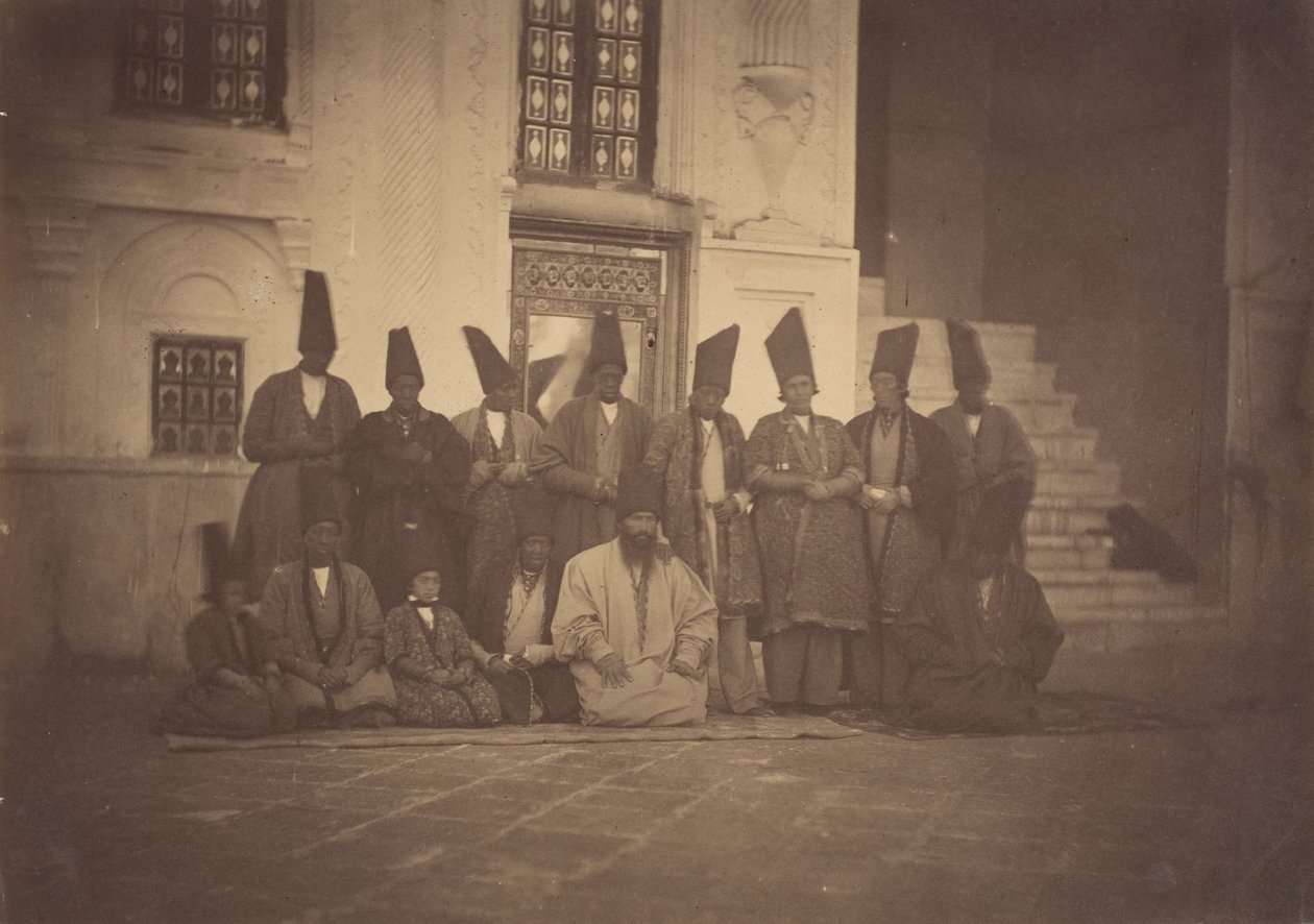 In the Mosque of the Damegan The Eunuchs by Possibly by Luigi Pesce.