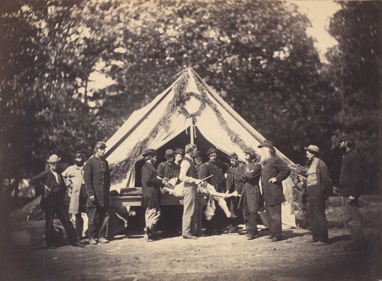 Operating Tent, Camp Letterman, Gettysburg, Pennsylvania by Possibly by Weaver Brothers.
