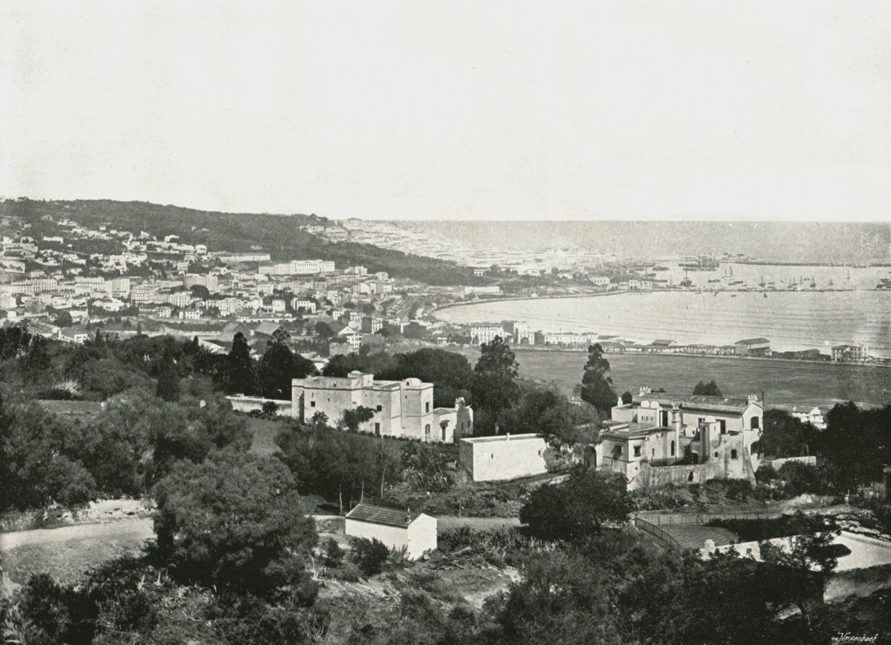 View from the Mustafa, Algiers, Algeria by Poulton and Co