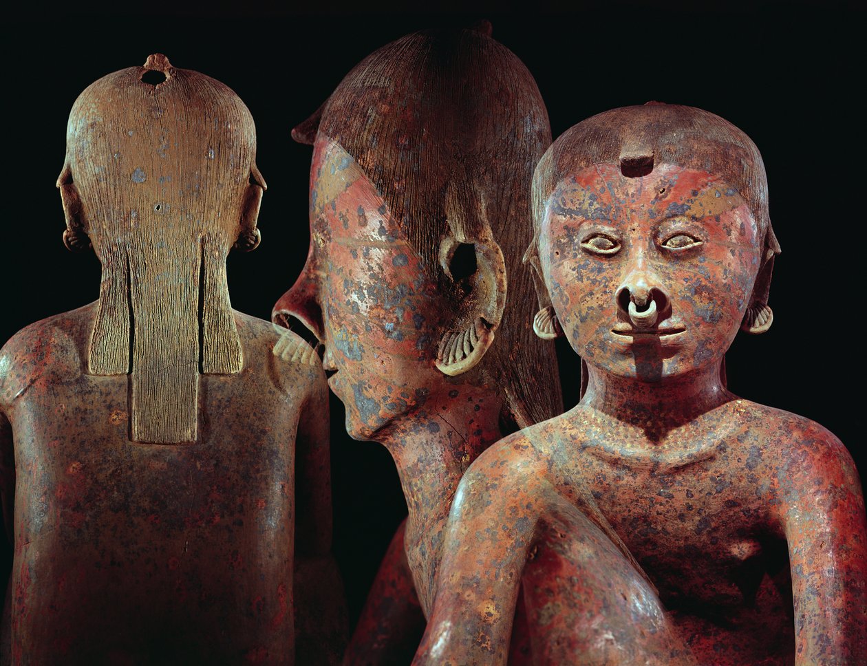Details of Seated Figure, Chinesco Culture by Pre-Columbian Pre-Columbian