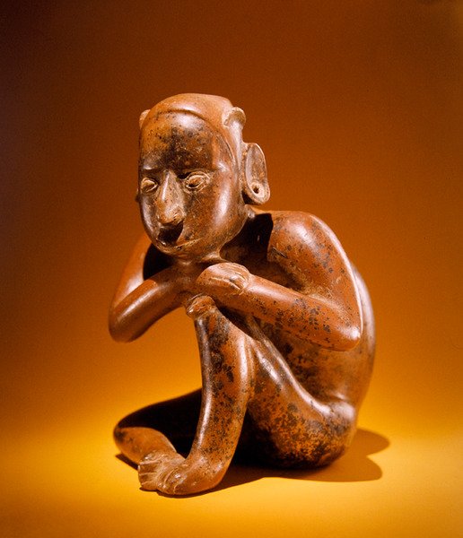 Seated figure, Colima Culture by Pre Columbian Pre Columbian