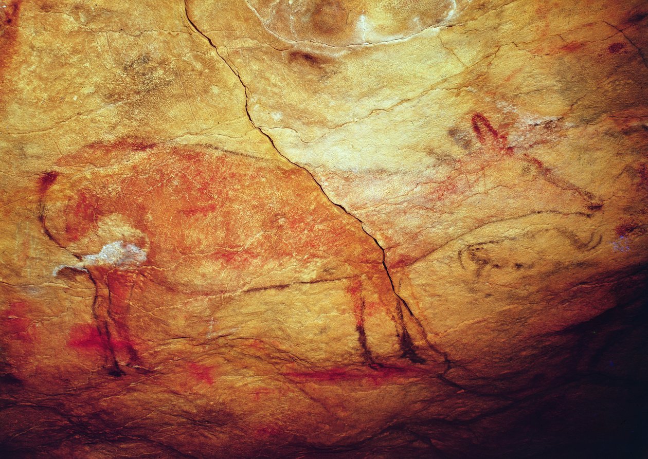 Stag from the Caves of Altamira, c.15,000 BC by Prehistoric