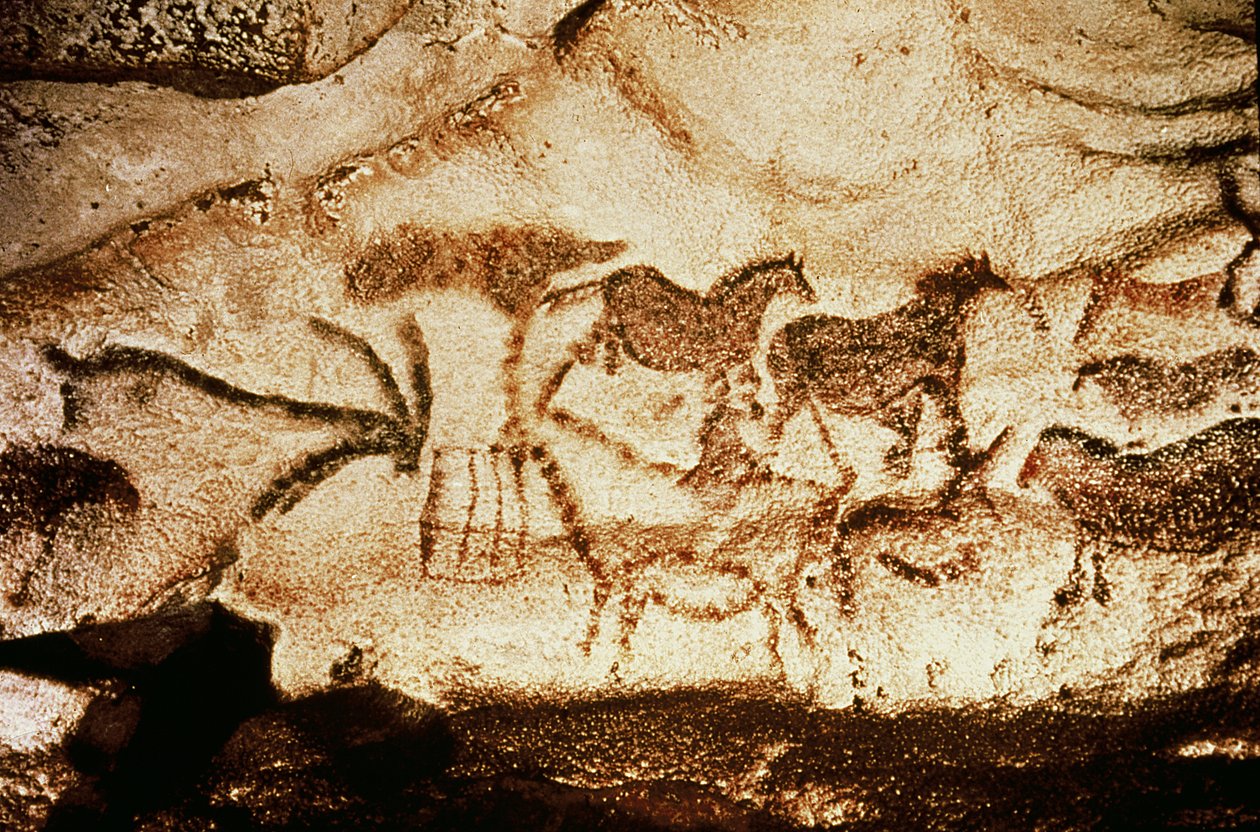 Horses and Deer from the Caves at Altamira by Prehistoric