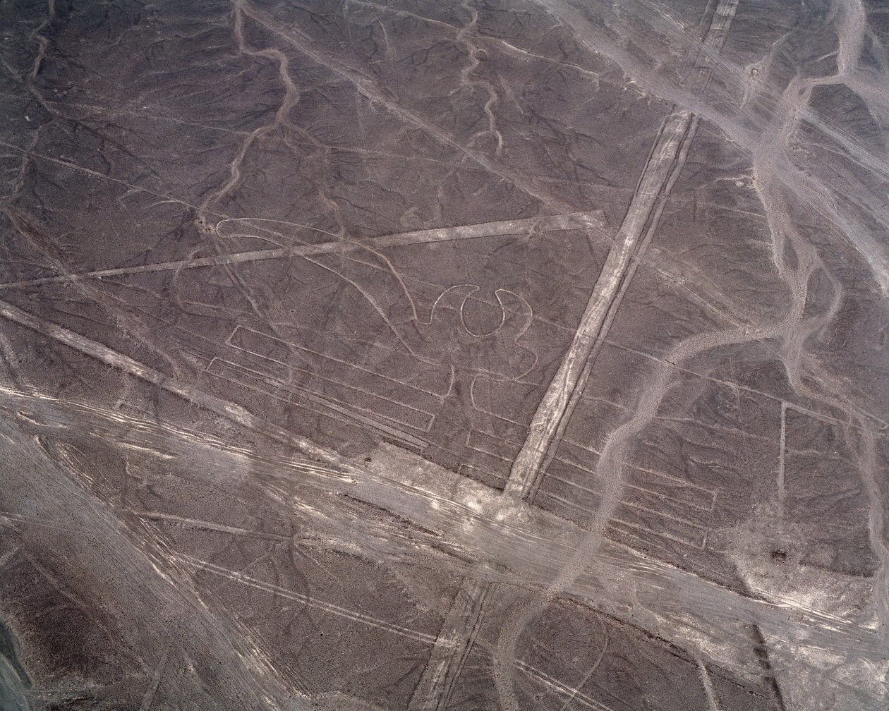 Aerial View of Nazca Lines by Prehistoric Prehistoric