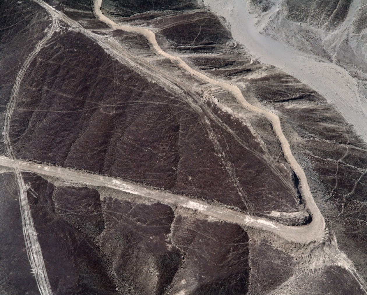 Aerial view of Nazca Lines by Prehistoric Prehistoric