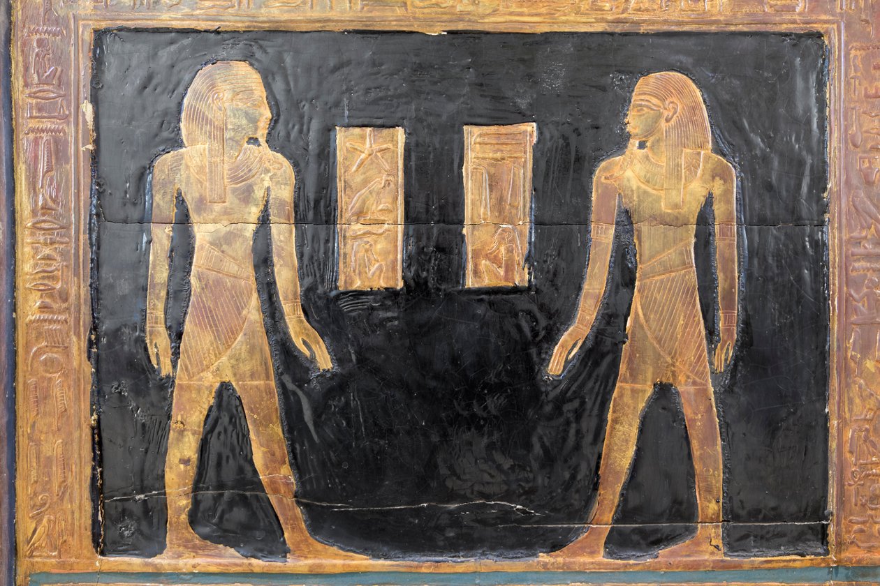 Canopic box of Yuya (detail), Egyptian Museum, Cairo, Egypt by Prehistoric Prehistoric
