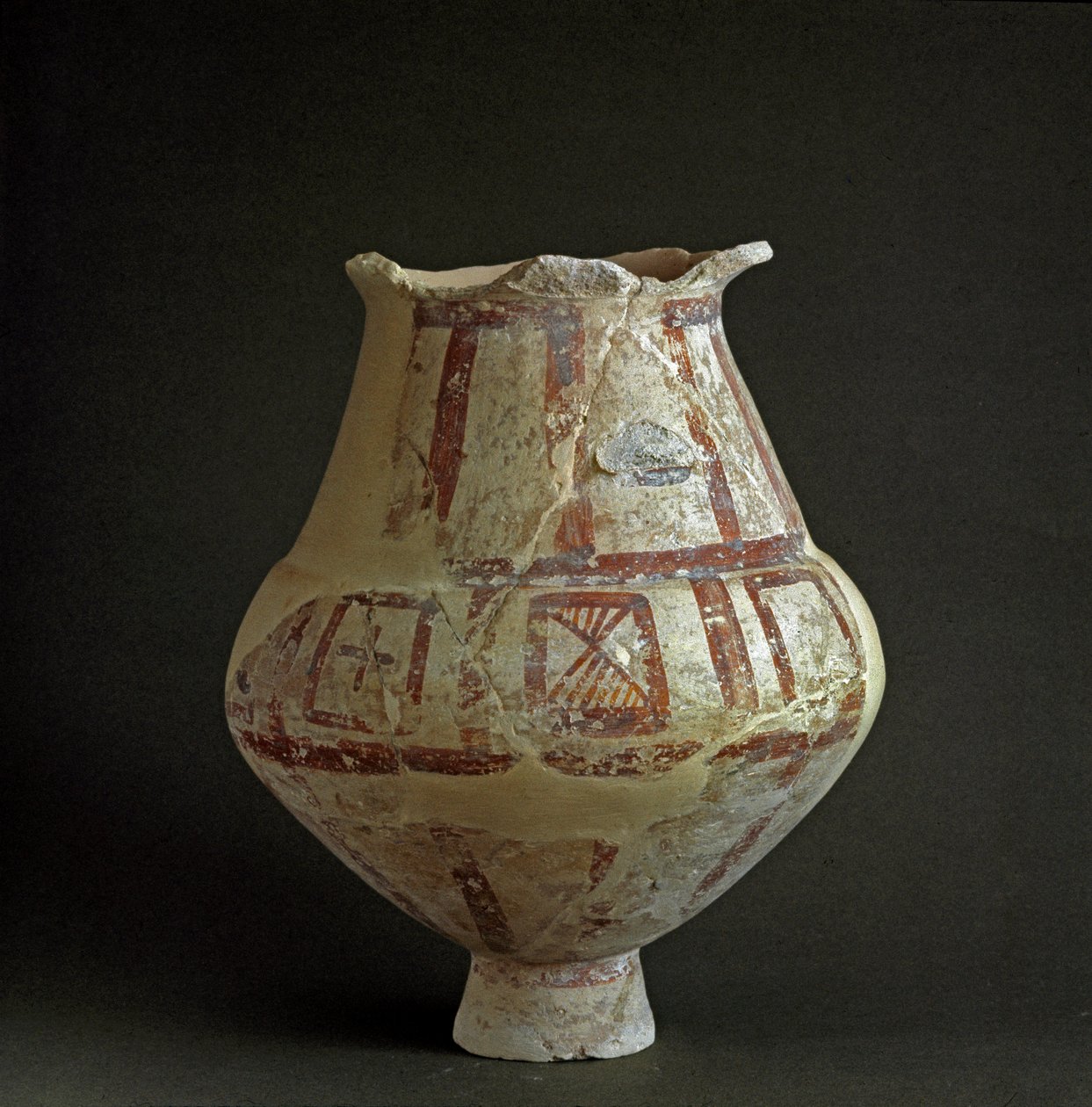 Etruscan Civilization: Terracotta Vase from the Necropolis of Mattonara by Prehistoric Prehistoric