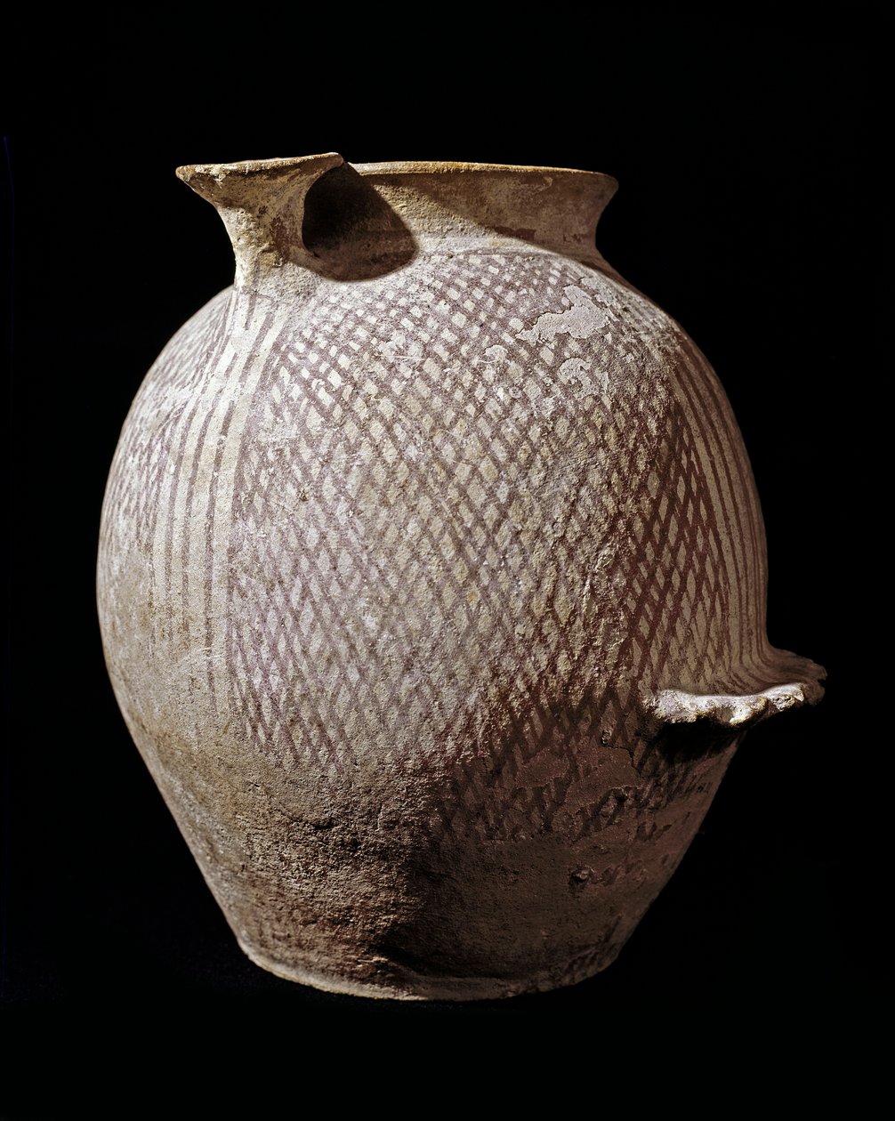 Prehistory: Polychrome Ceramic Vase from Jericho by Prehistoric Prehistoric