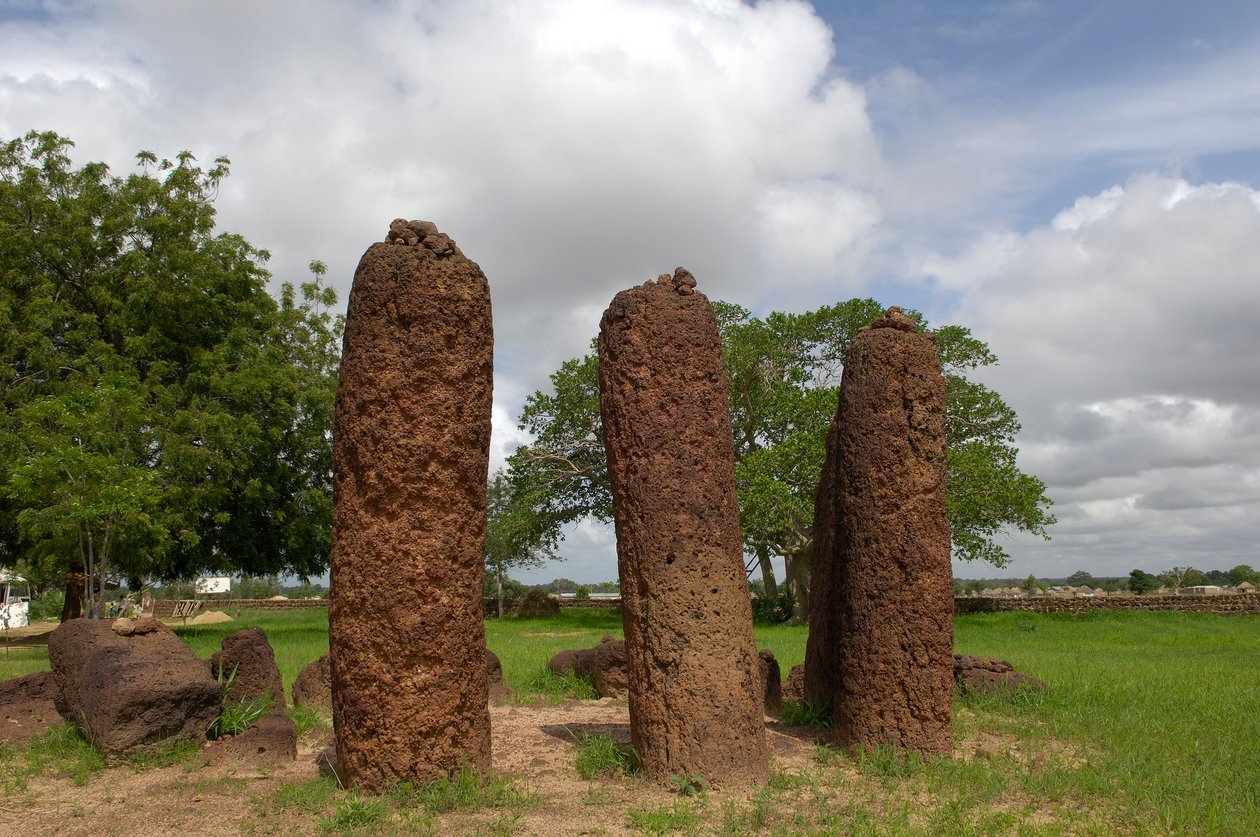 Prehistory: Megalithic circle of stones from Wassu, Gambia (photo) by Prehistoric Prehistoric