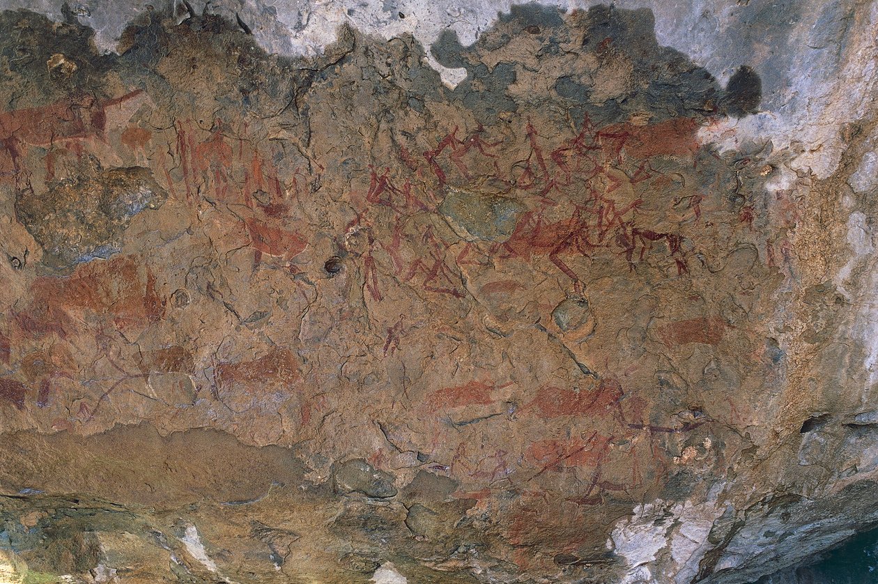 Wild animals (cave painting) by Prehistoric Prehistoric