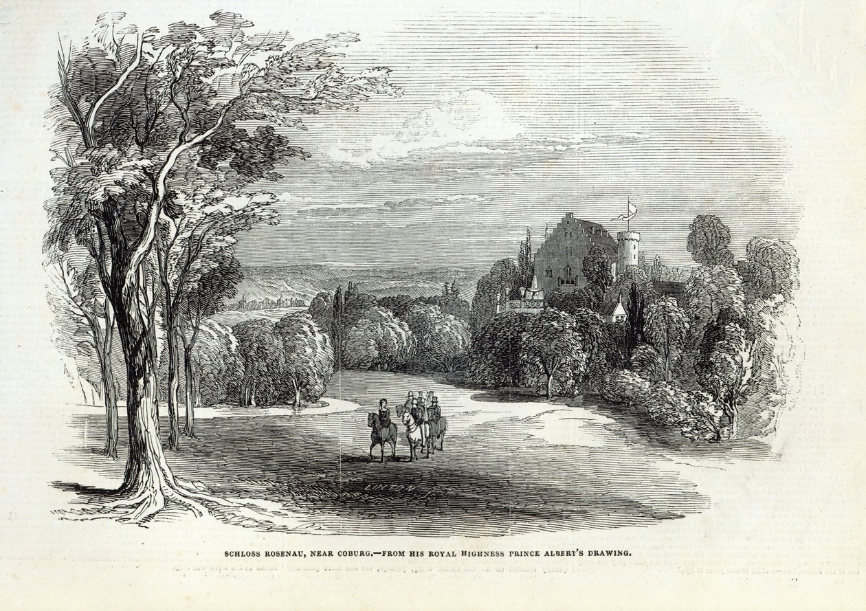 Schloss Rosenau, near Coburg, from 