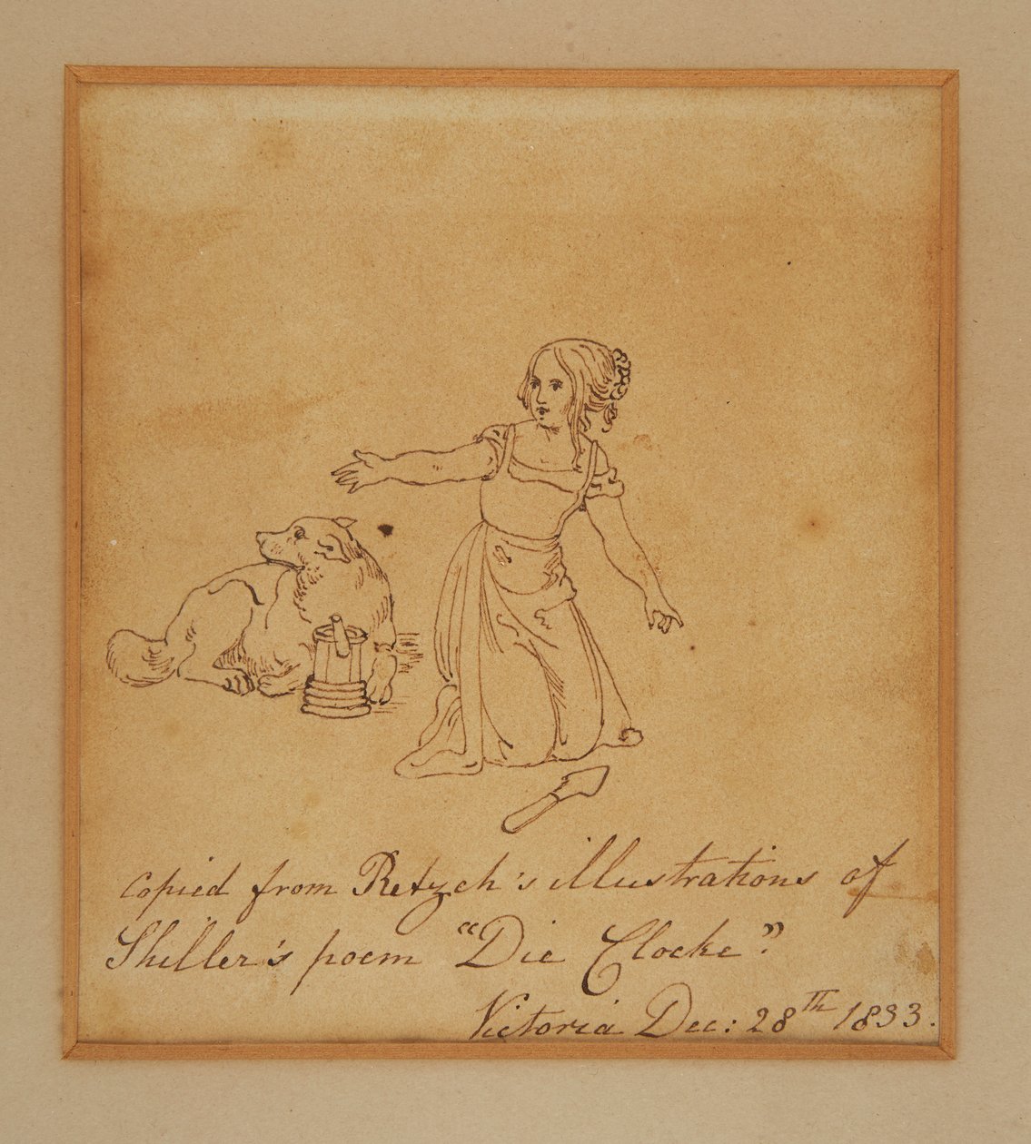Sketch by Princess Victoria by Princess Royal (1840 1901) Victoria