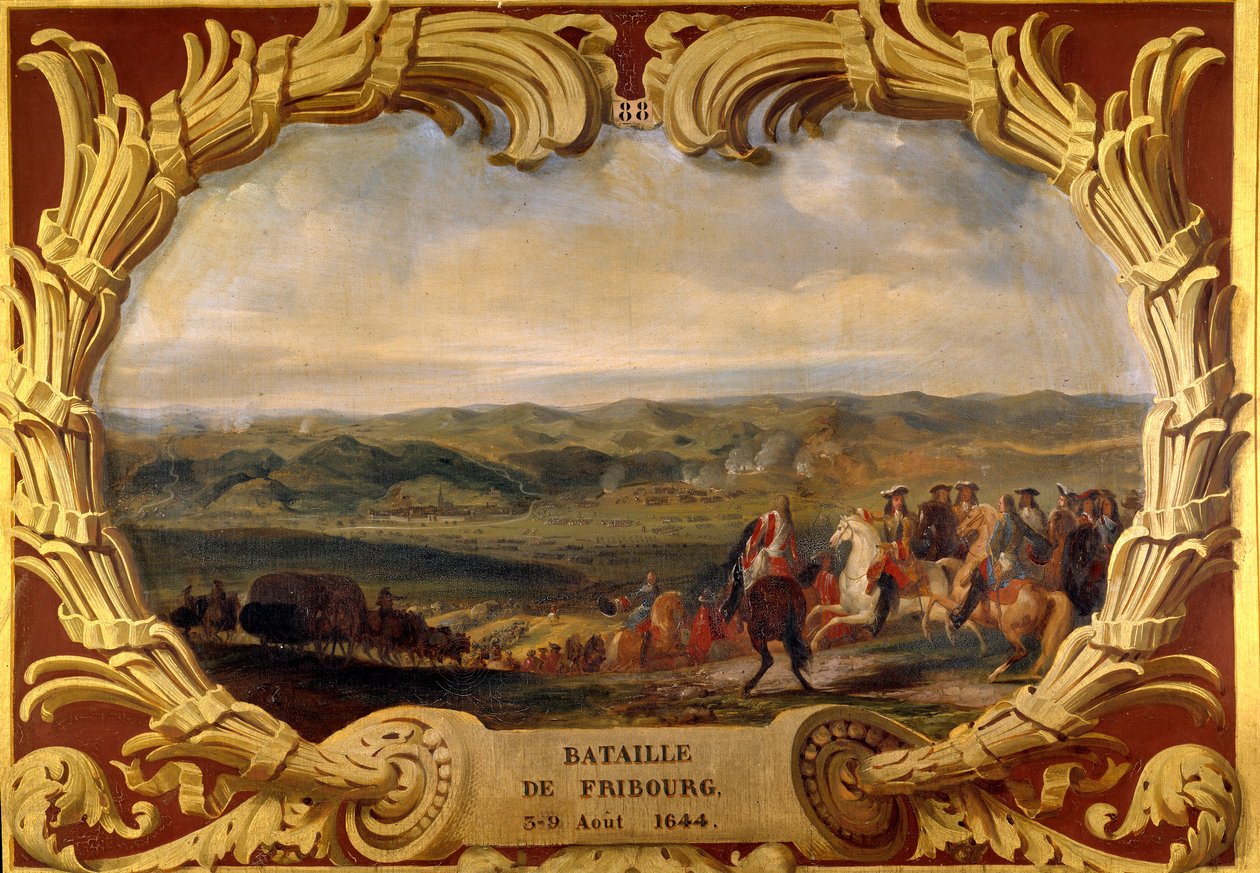 Battle of Fribourg from 3 to 09/08/1644 by Prosper Lafaye or Lafait