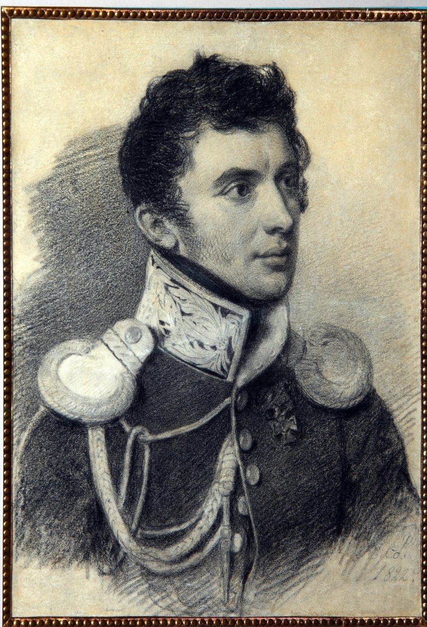 Portrait of the Decembrist Nikita Muravyov by Pyotr Fyodorovich Sokolov