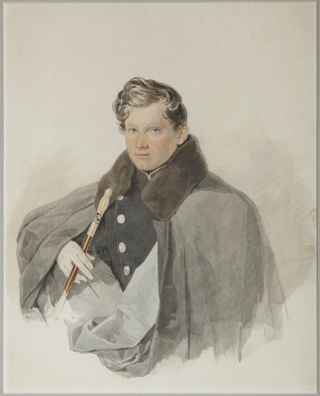 Portrait of Count Sergey Vasilyevich Trubetskoy by Pyotr Fyodorovich Sokolov