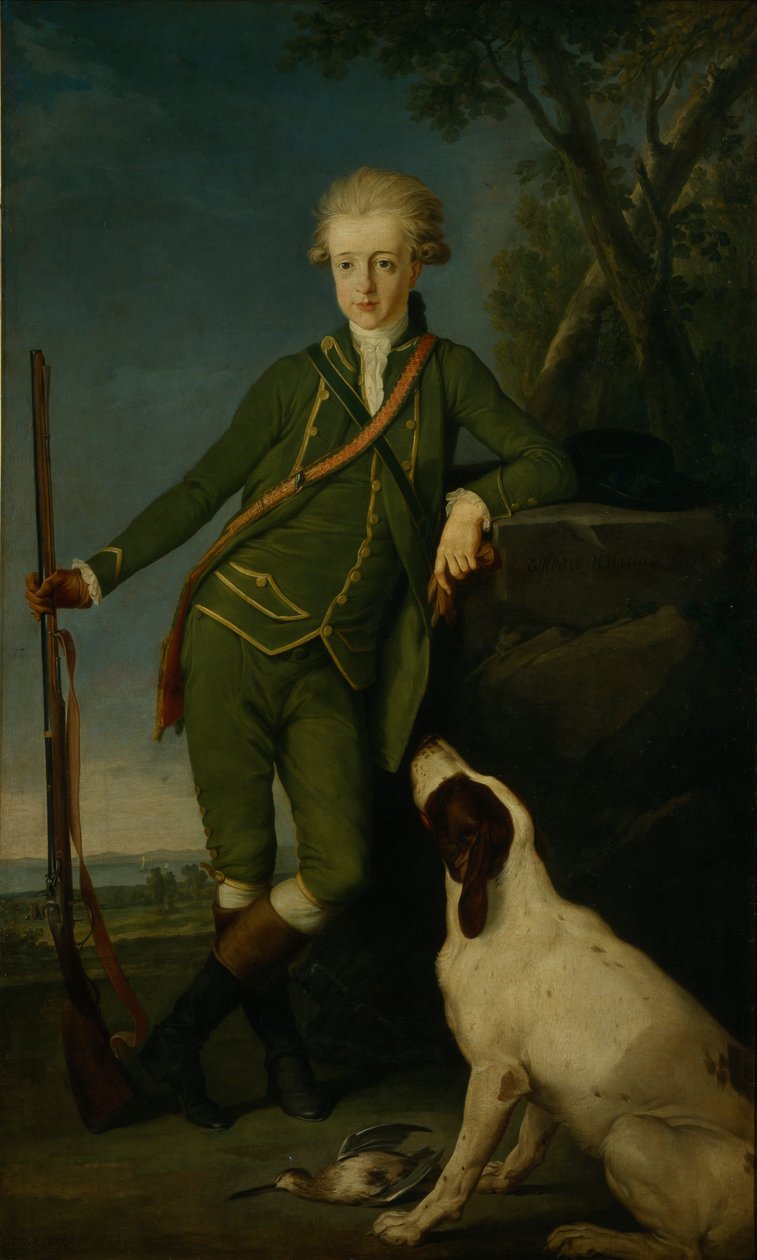 Portrait of Count Nikita Petrovich Panin as child by Pyotr Ivanovich Sokolov
