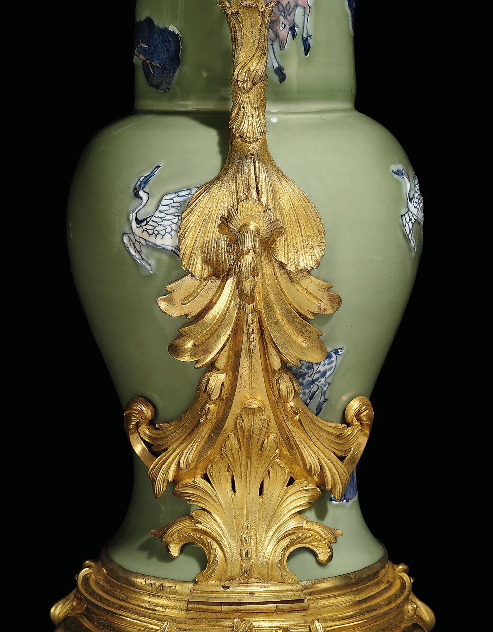 One of a Pair of Louis XV Ewers by Qing Dynasty   Kangxi Period Chinese School