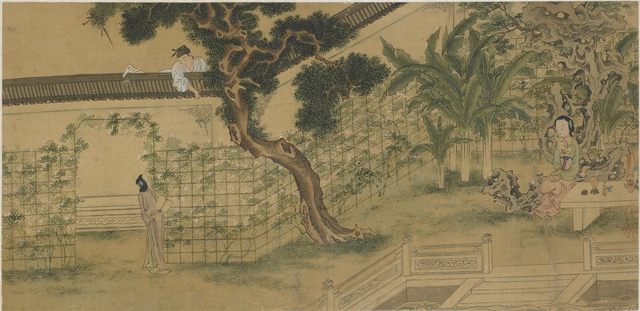 Scenes from The Story of the Western Wing, 18th-19th Century by Qing Dynasty Chinese School