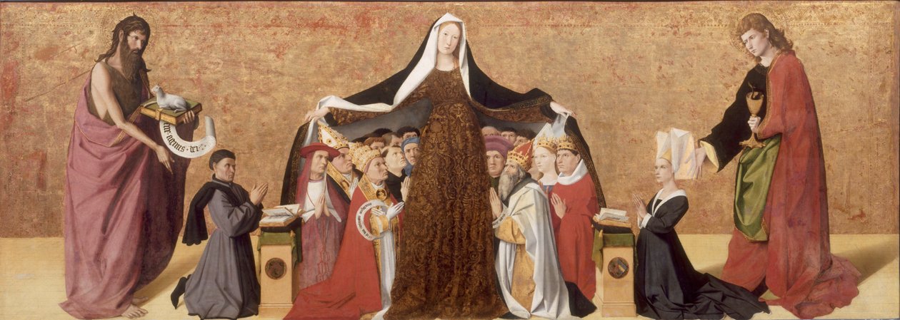 The Virgin of Mercy of the Cadard Family, 1453 by Quarton