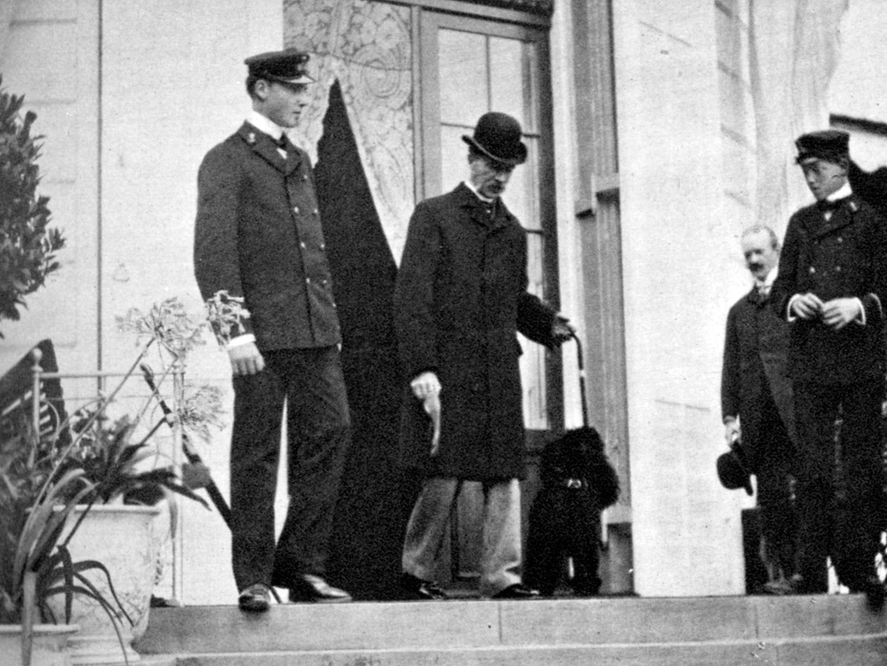 King Christian IX of Denmark 1818-1906 with His Grandsons, 1908 by Queen Alexandra