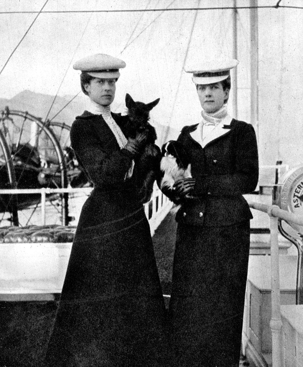 Queen Alexandra with her daughter Princess Victoria by Queen Alexandra