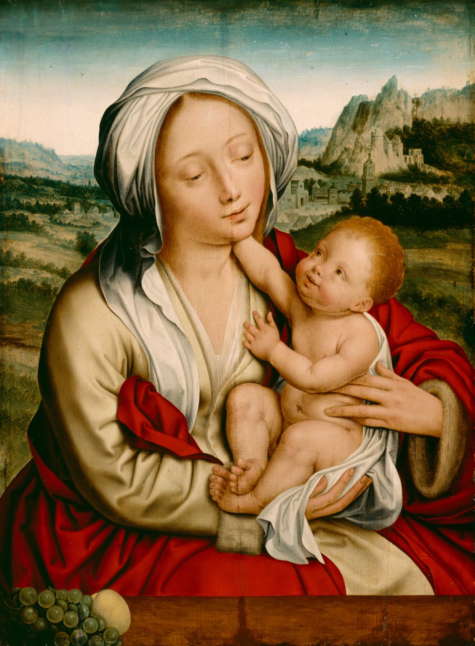 Madonna and Child, c.1520 by Quentin Massys or Metsys