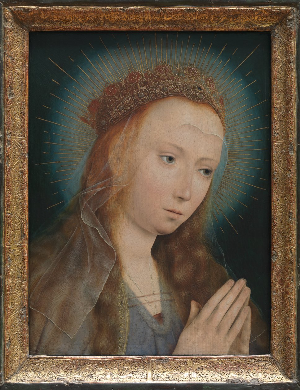 Virgin at Prayer by Quentin Massys or Matsys