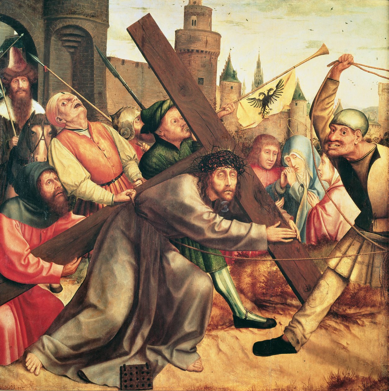 Christ on the Stations of the Cross by Quentin Massys or Metsys