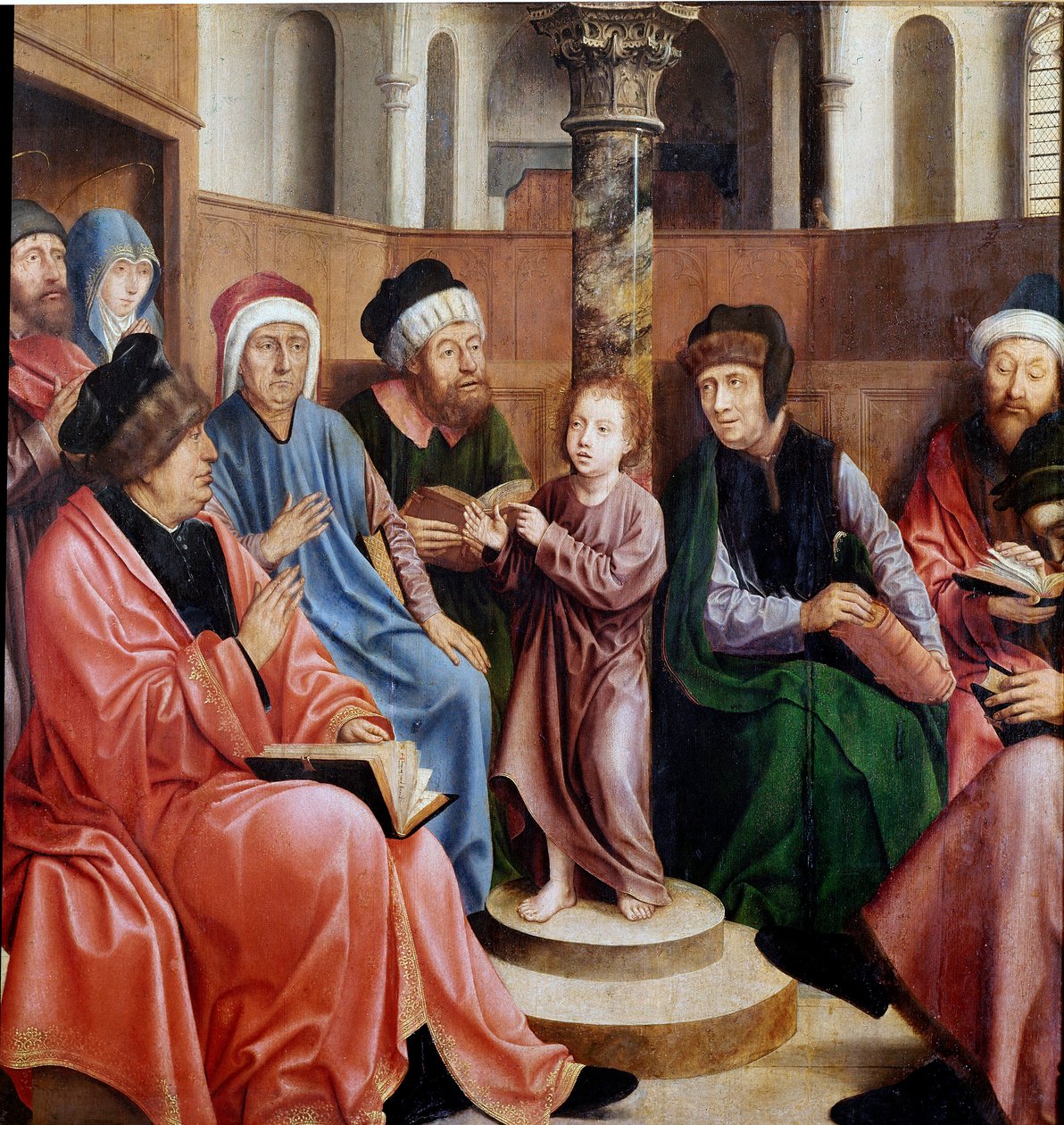 Jesus among the Doctors by Quentin Massys or Metsys