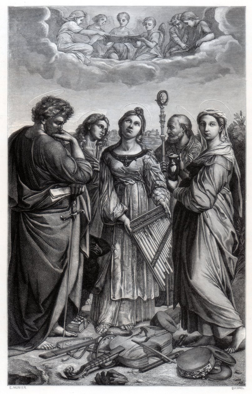 St Cecilia by Quesnel