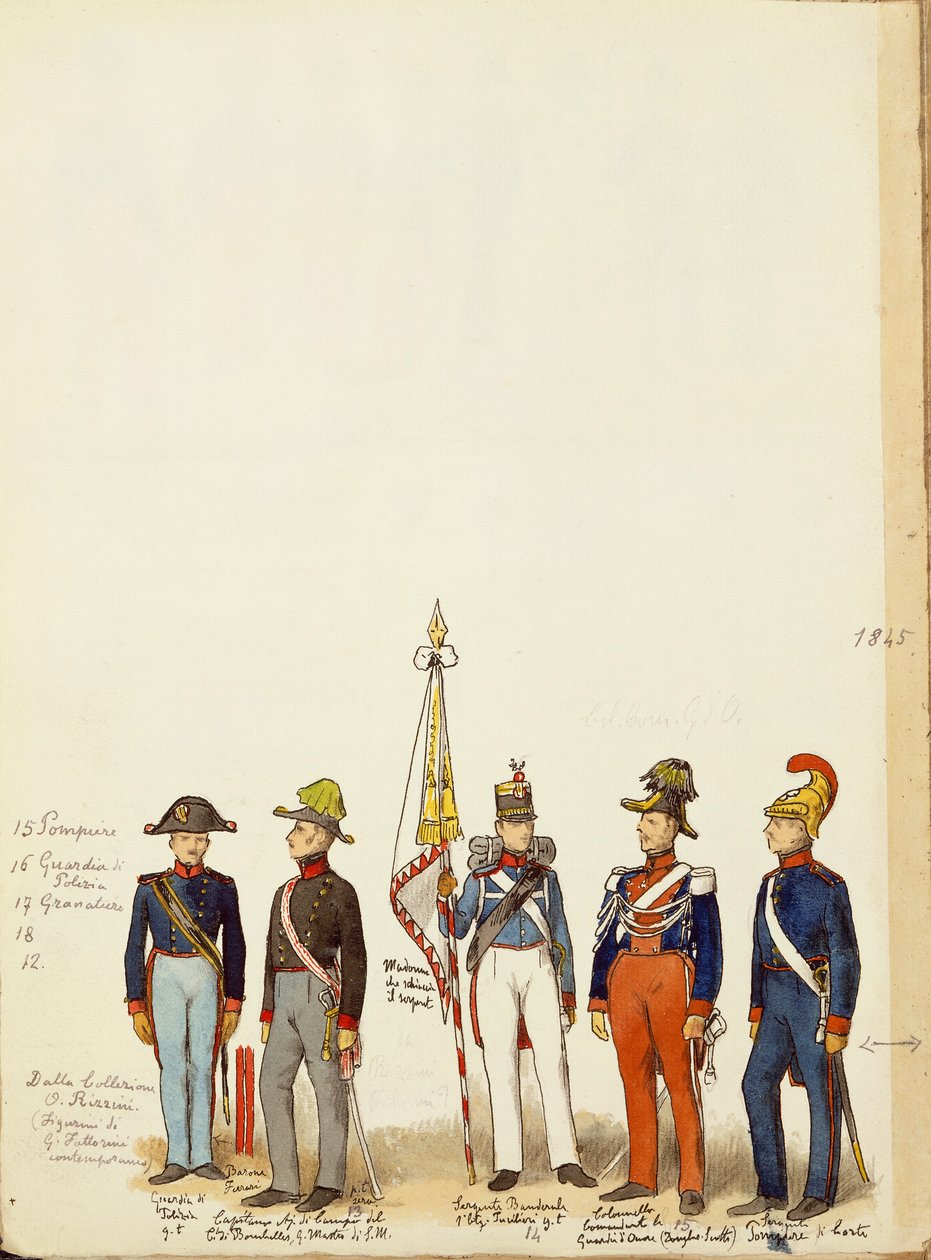 Military Uniforms by Quinto Cenni