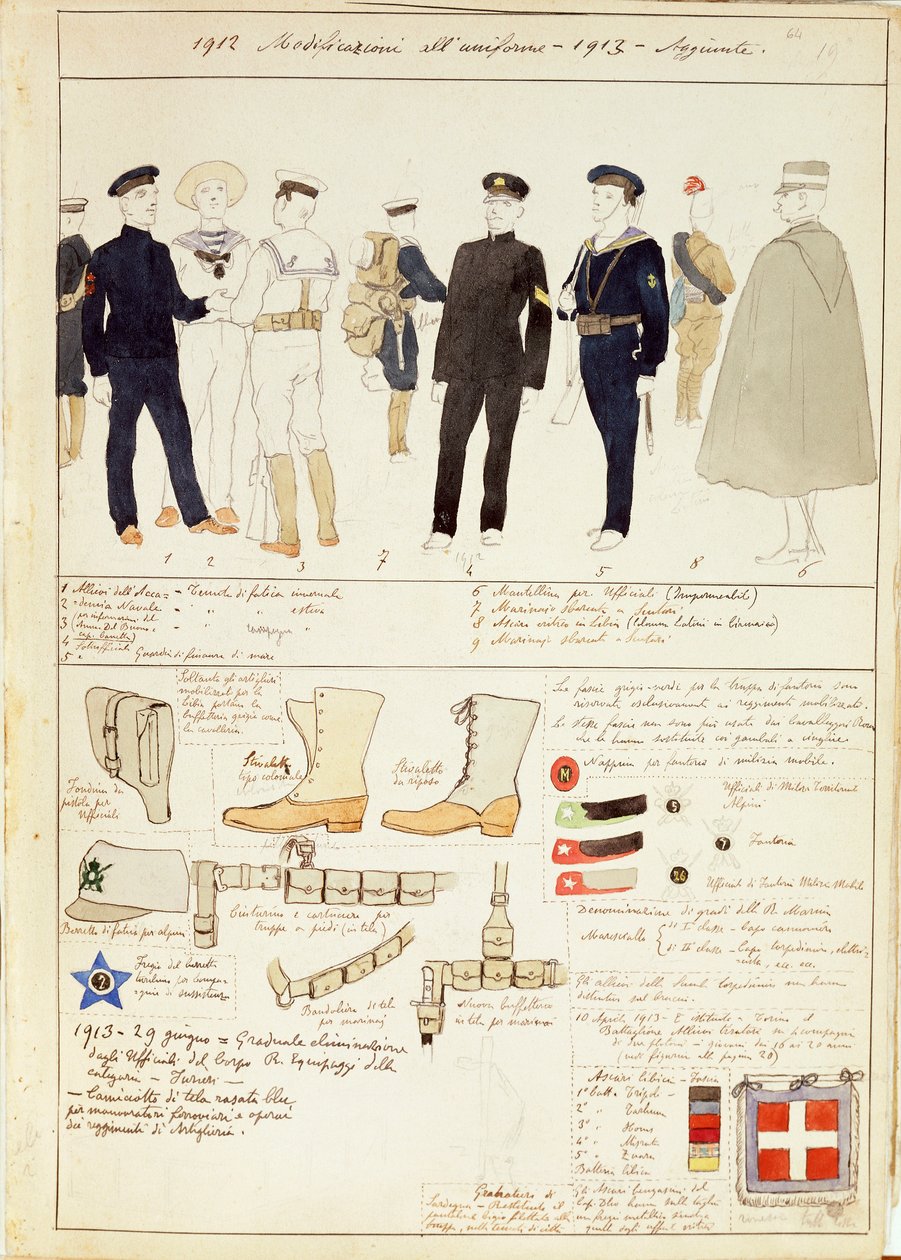Uniform Variations of Kingdom of Italy by Quinto Cenni by Quinto Cenni