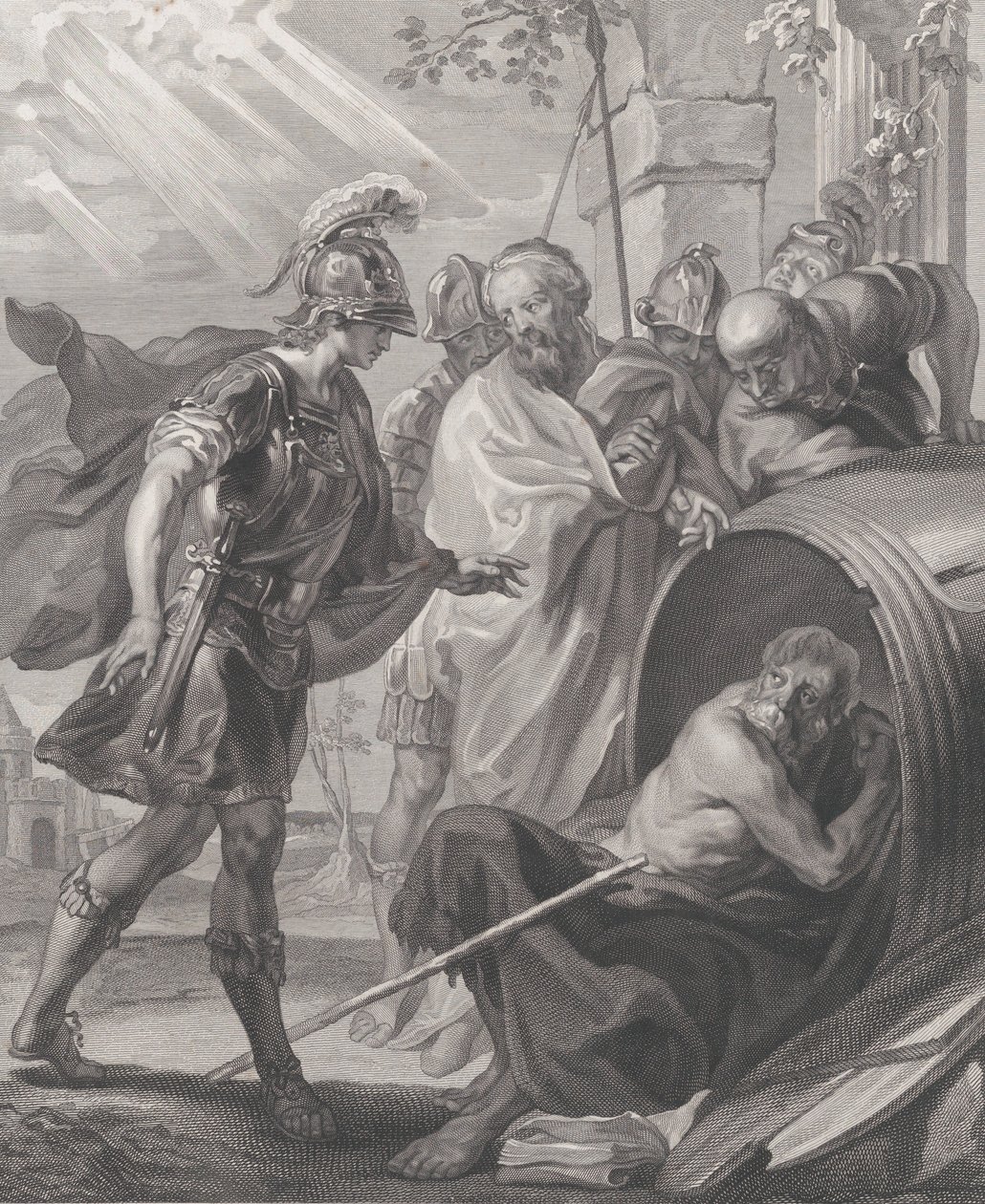 The Meeting of Diogenes of Sinope and Alexander the Great by Quirin Mark