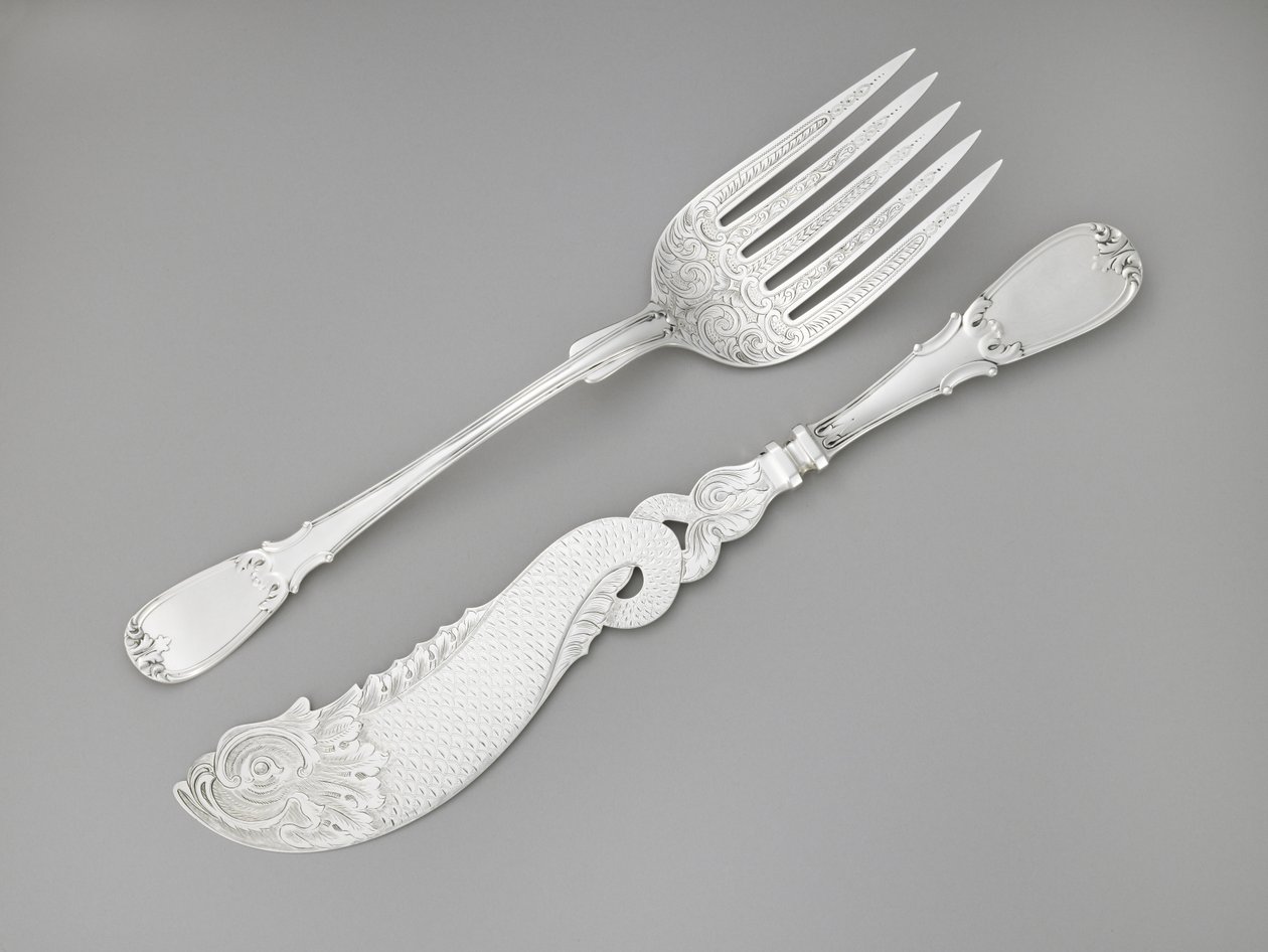 Fish Fork and Knife, c. 1835-1845 by R. and W. Wilson