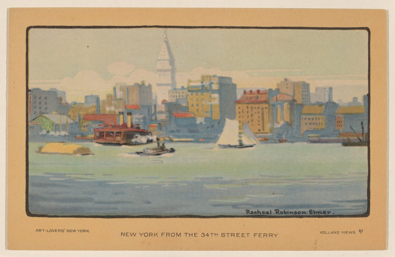 New York from the 34th Street Ferry by Rachael Robinson Elmer