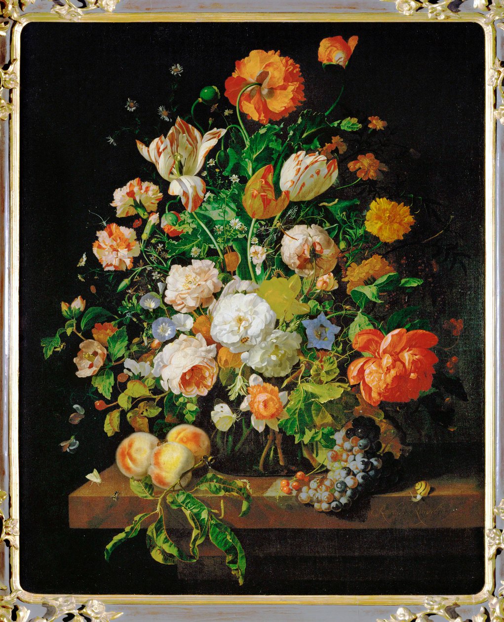 A Bouquet of Flowers by Rachel Ruysch: Buy fine art print