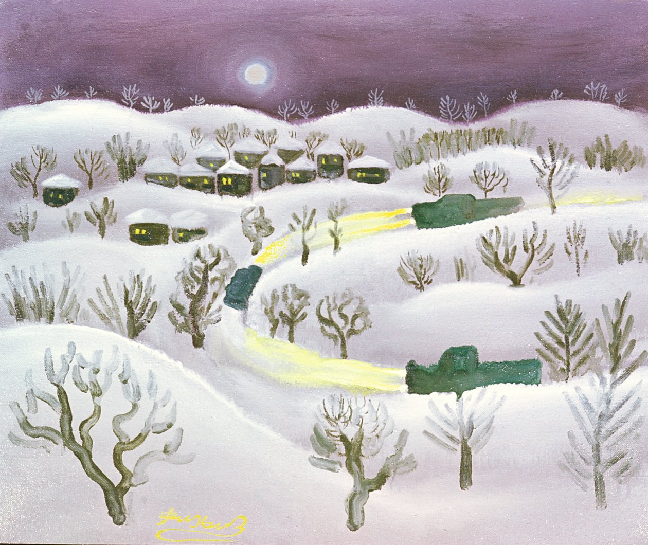 Winter Night by Radi Nedelchev