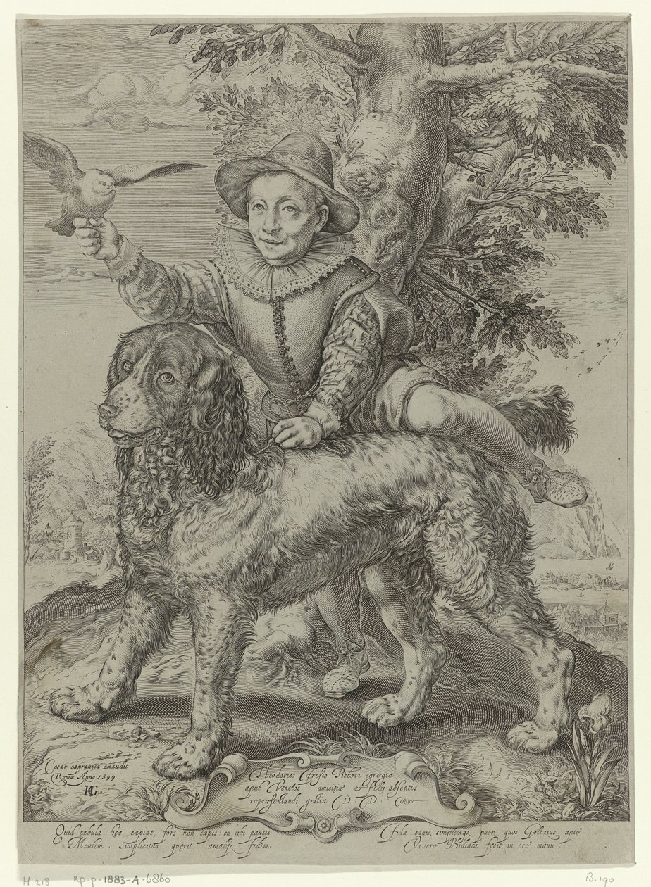 Portrait of Frederik de Vries by Raffaello Guidi