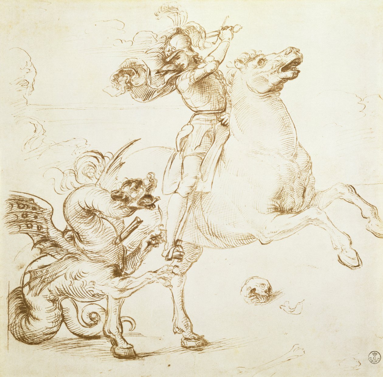 St. George and the Dragon by Raffaello Sanzio Raphael